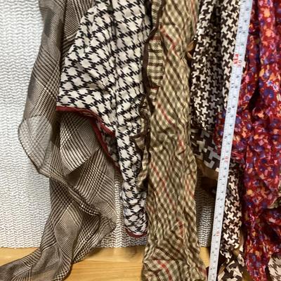assorted scarves