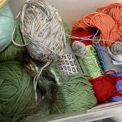tub of yarn see all photos