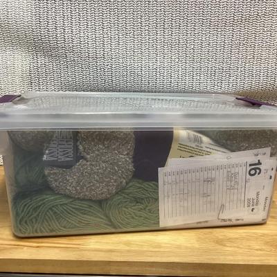 tub of yarn see all photos