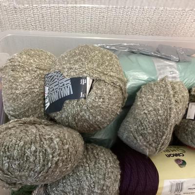 tub of yarn see all photos
