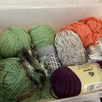 tub of yarn see all photos