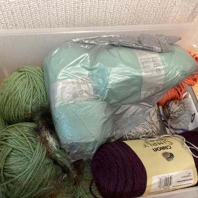 tub of yarn see all photos