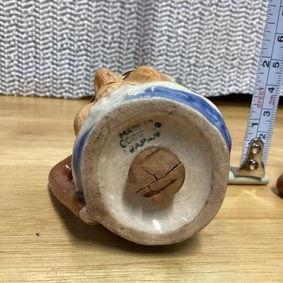 Vintage toby mug style salt and pepper shakers