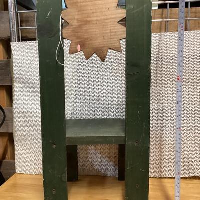 Doll size wooden chair