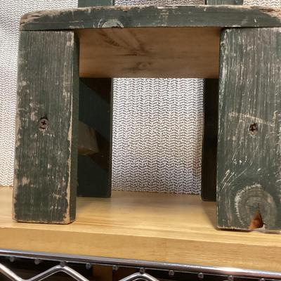 Doll size wooden chair