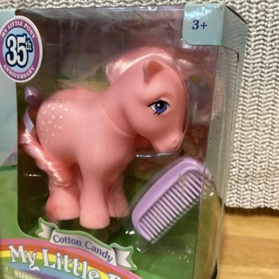 Hasbro My Little Pony 35th Anniversary Original 1983 Collection Blue Belle and Cotton Candy. 
