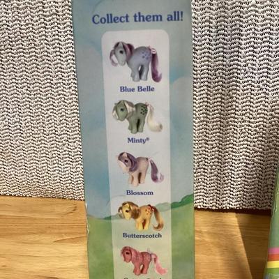 Hasbro My Little Pony 35th Anniversary Original 1983 Collection Blue Belle and Cotton Candy. 