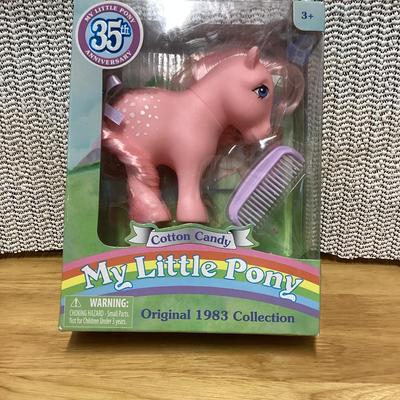 Hasbro My Little Pony 35th Anniversary Original 1983 Collection Blue Belle and Cotton Candy. 