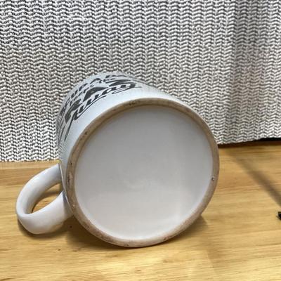 1 cup a day keeps the crazy away- oversized coffee cup