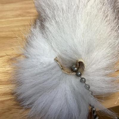 real animal fur tail