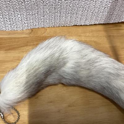 real animal fur tail