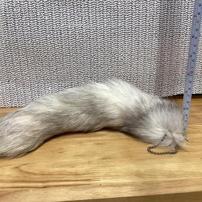 real animal fur tail