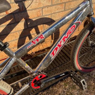 Dyno BMX bicycle, likely a Compe model from the 1990s.
