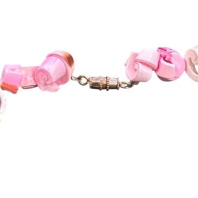 Sale Photo Thumbnail #52: Vintage Faux Puka Shell Necklace  Screw Clasp
See Photo for size