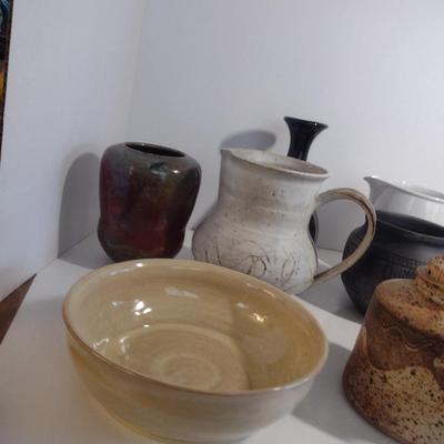 Pottery Collection- Vases, Bowls, Pitchers, etc.