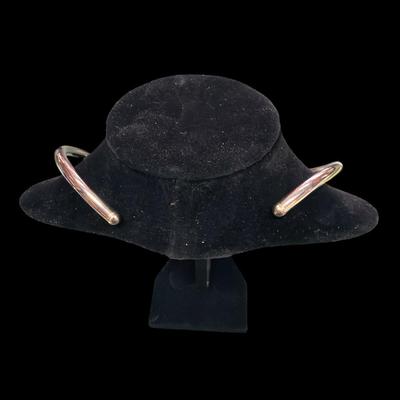 Sale Photo Thumbnail #58: Silvertone Collar Choker Necklaces Set of 2