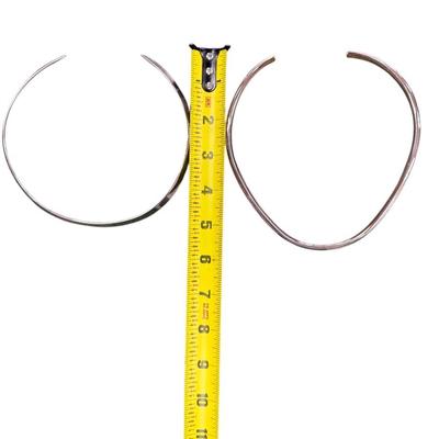 Sale Photo Thumbnail #57: Silvertone Collar Choker Necklaces Set of 2