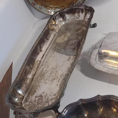 Metal Serve Ware and Home Decor Assortment