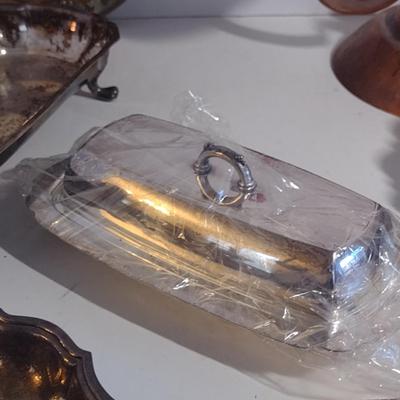 Metal Serve Ware and Home Decor Assortment