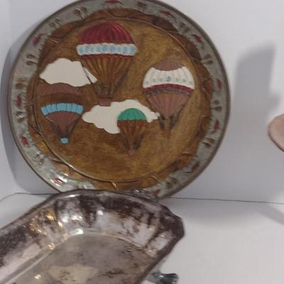 Metal Serve Ware and Home Decor Assortment