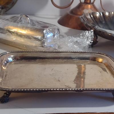 Metal Serve Ware and Home Decor Assortment