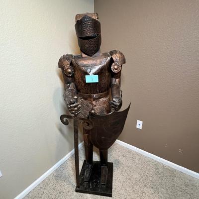 Lot 1 Knight in Rusty Armor