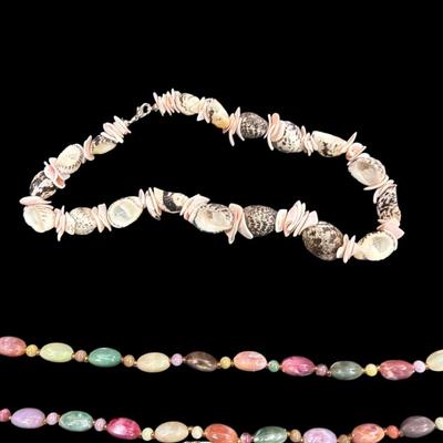 Sale Photo Thumbnail #83: Set of Three Assorted Necklace and pair of earrings