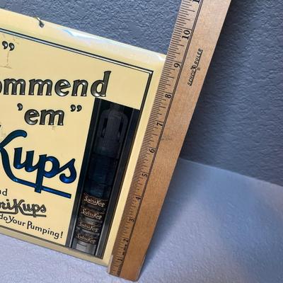 Lot 26 Vintage enamel sign