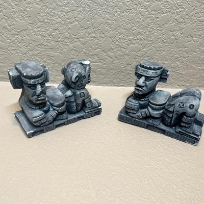 Lot 27 Aztec bookends