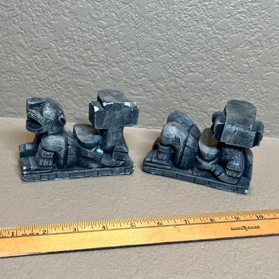 Lot 27 Aztec bookends