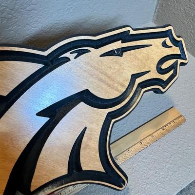 Lot 36 Broncos Wood plaque