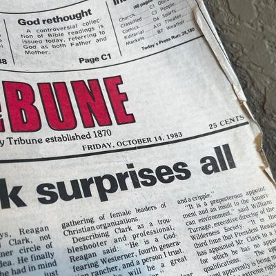 Lot 38 Vintage newspapers