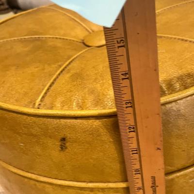 Lot 39 Vinyl Ottoman