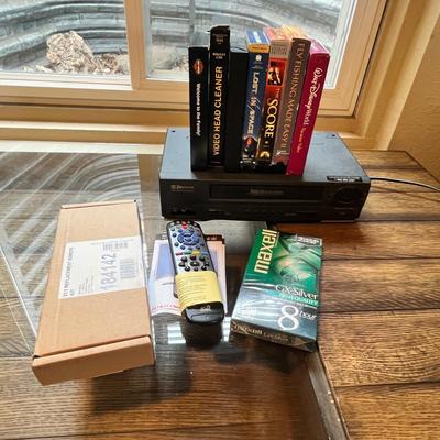 Lot 45 VHS w/ player