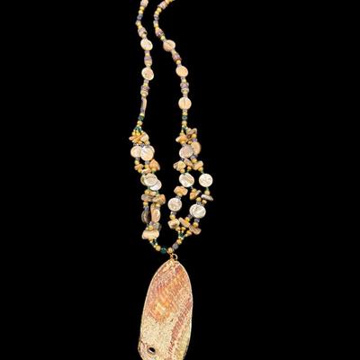 Sale Photo Thumbnail #91: Set Of Two Beaded Necklaces