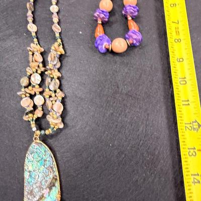 Sale Photo Thumbnail #88: Set Of Two Beaded Necklaces