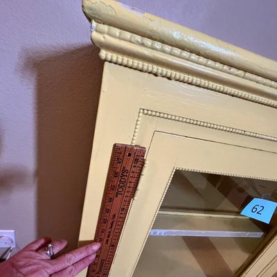 Lot 62 Antique Glass front book case