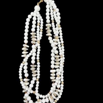 Sale Photo Thumbnail #137: Set of Three White Necklaces