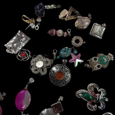 Sale Photo Thumbnail #164: Collection Of assorted Necklace Pendants
