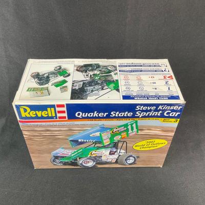 -99- 1:24 SCALE | Steve Kinser Quaker State Sprint Car Model Kit | Opened