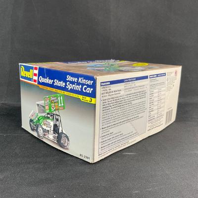 -99- 1:24 SCALE | Steve Kinser Quaker State Sprint Car Model Kit | Opened