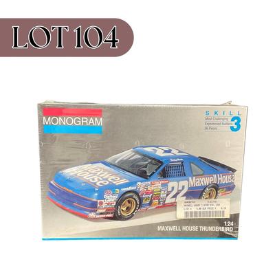 -104- 1:24 SCALE | Maxwell House Thunderbird Model Kit | Sealed