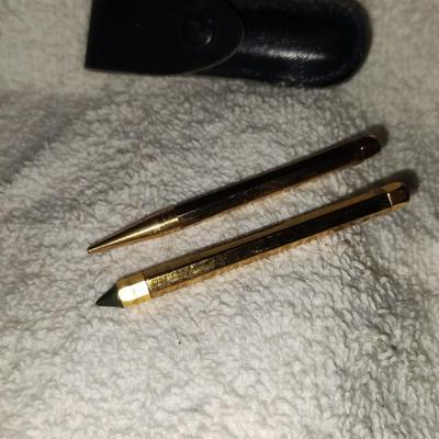 Beautiful Miniature Jeweled Pen & Pencil Set