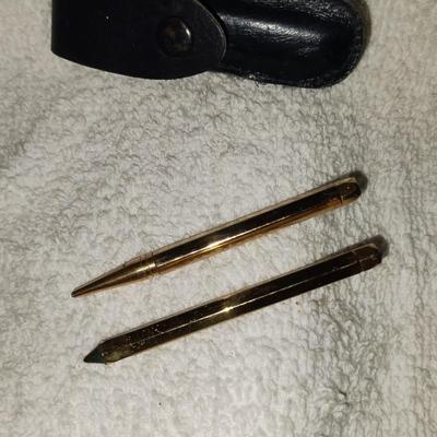 Beautiful Miniature Jeweled Pen & Pencil Set