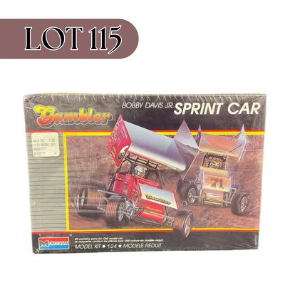 -115- 1:24 SCALE | Bobby Davis Jr. Sprint Car Model Kit | Sealed