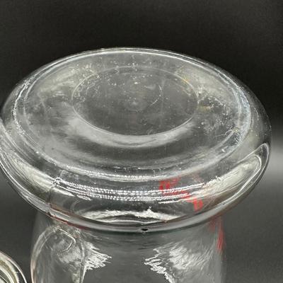 Vintage Coca-Cola Textured Glass Cookie Jar w/ Lid – Coke Advertising