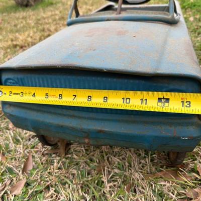 Vintage Steel Pedal Car Convertible – Original Blue Paint (Maverick Western Flyer)