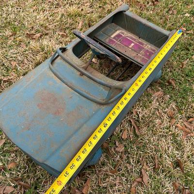 Vintage Steel Pedal Car Convertible – Original Blue Paint (Maverick Western Flyer)