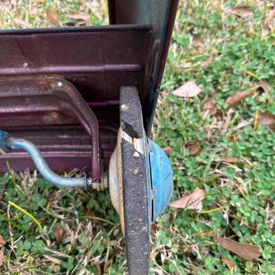 Vintage Steel Pedal Car Convertible – Original Blue Paint (Maverick Western Flyer)