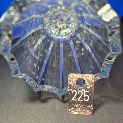 Sale Photo Thumbnail #276: 9.5 inches tall, 6 inch diameter
grooved sides, 2.5 inches tall base